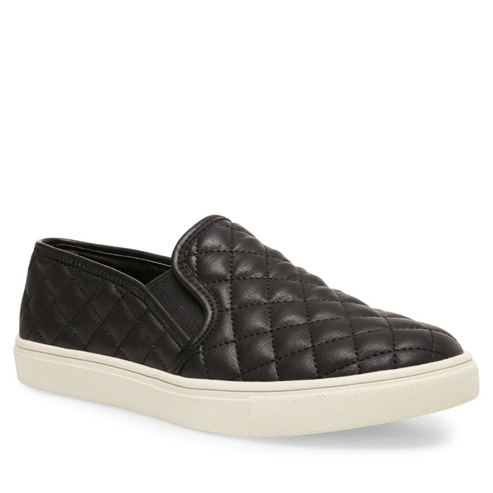 Steve Madden Ecemtrcq Black Slip On Sneakers - Size 10